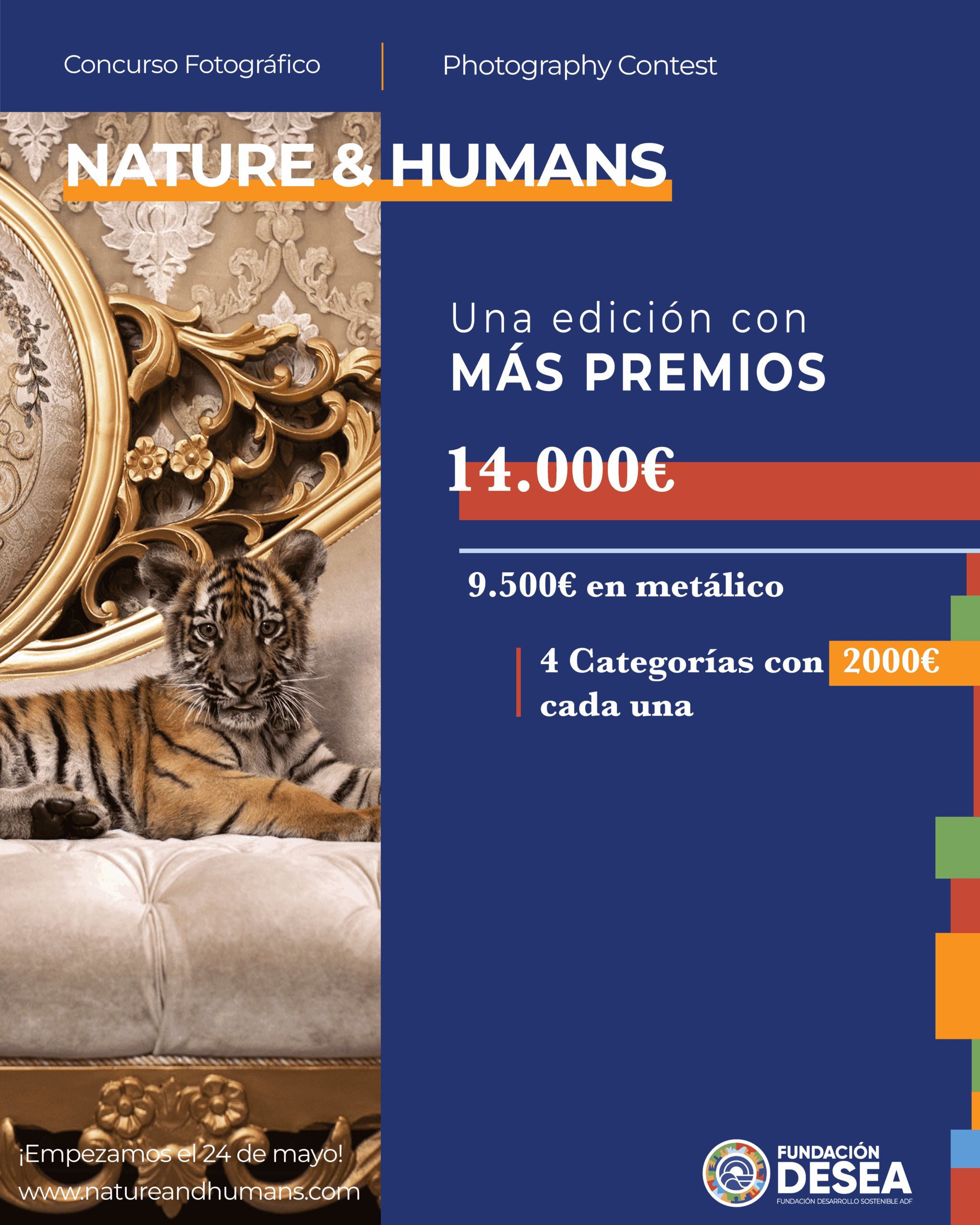 premios_cachorro-10 Cartel informativo sobre los premios de la nueva edición del concurso de fotografía Nature and Humans 2025.