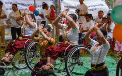 Danza inclusiva con silla de ruedas en Arrupe