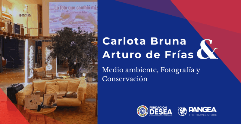 Evento en Pangea sobre medio ambiente, fotografía y conservación con Carlota Bruna y Arturo de Frías