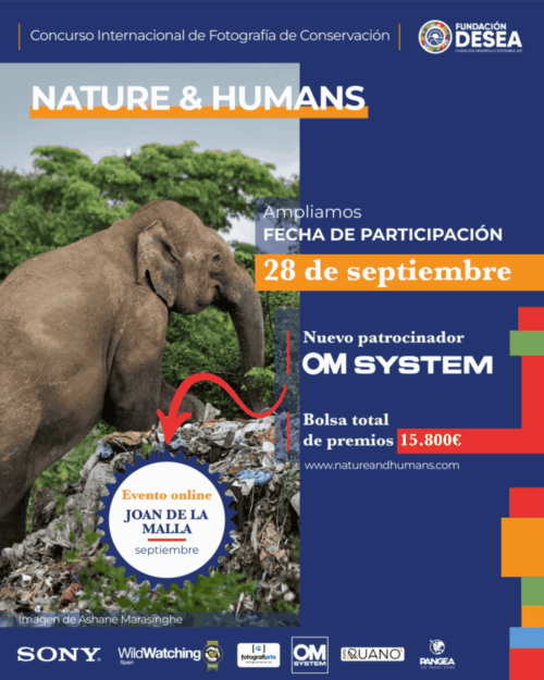 Aplazamiento y nuevo patrocinador del concurso de fotografía de naturaleza y conservación Nature and Humans