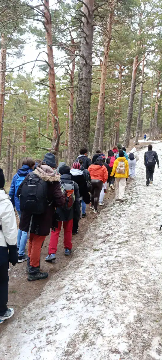 Fotografía en la naturaleza para fomentar el crecimiento personal. Los alumnos aprendieron diversas técnicas de fotografía.