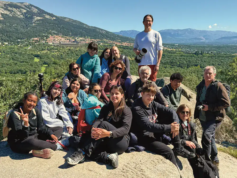 Salida de fotografía en la naturaleza al Bosque de la Herrería con alumnos del IES Jaime Ferrán.
